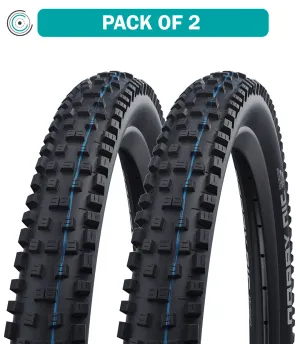 2 Pack Schwalbe Nobby Nic Tire 27.5 x 2.6 Tubeless Folding Evolution Line 11654114