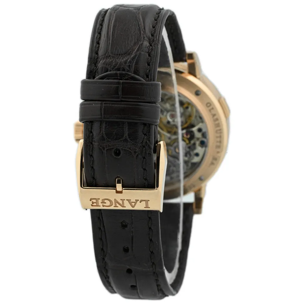 A Lang & Sohne Men's DATOGRAPH UP/DOWN 18K Pink Gold 41mm Black Stick Dial Watch Reference #: 405.031