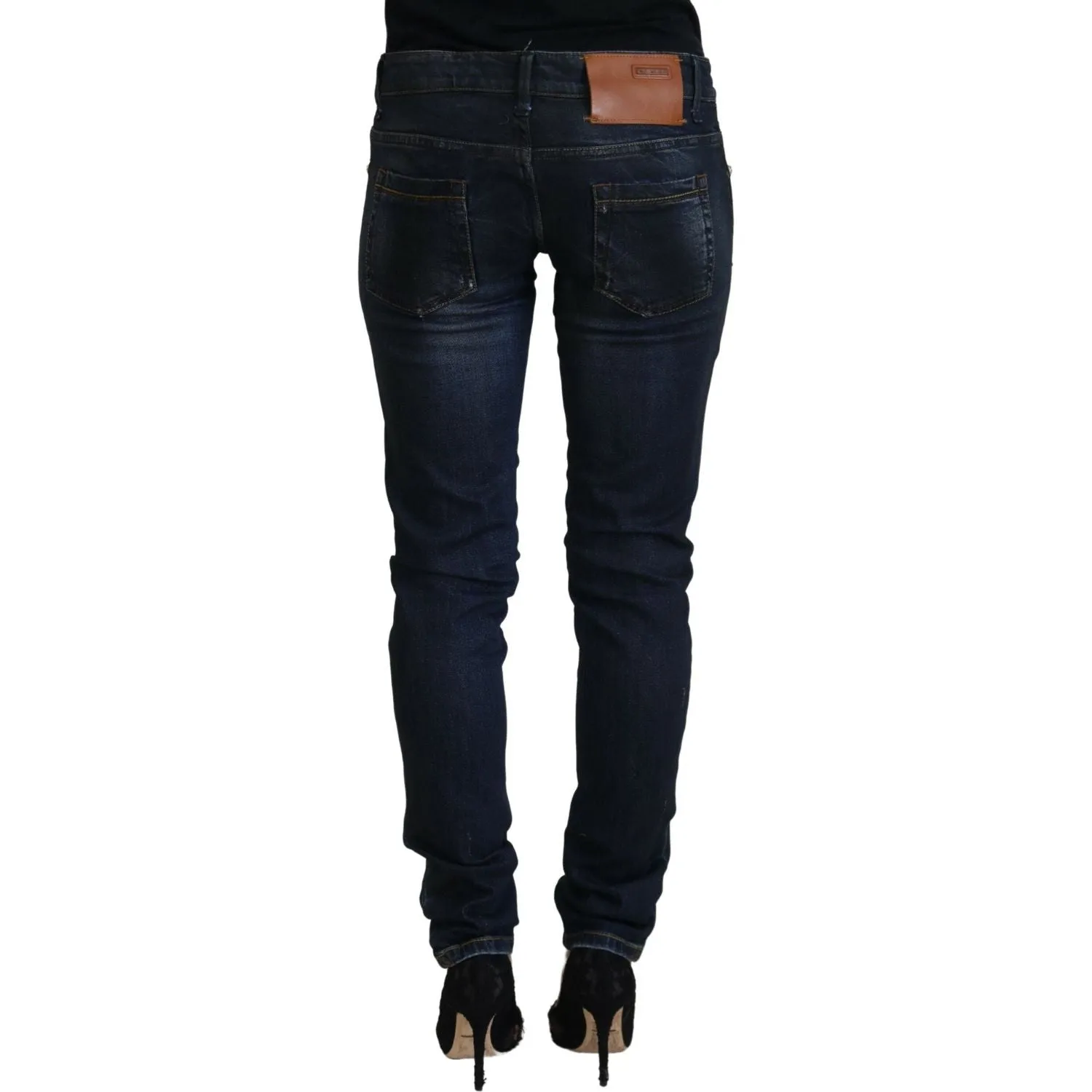 Acht Chic Low Waist Skinny Denim Pants