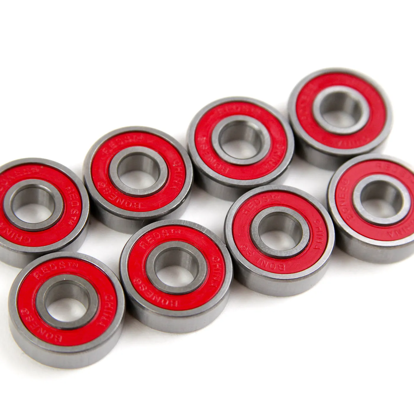 Bones Bearings Skateboard Bearings - Reds 608