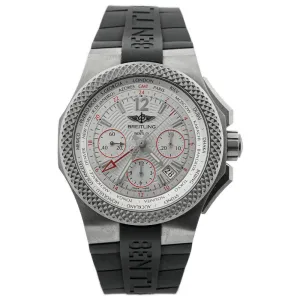 Breitling Men's Bentley GMT Titanium 45mm Silver Storm Stick Dial Watch Reference #: EB043335/G801-232S