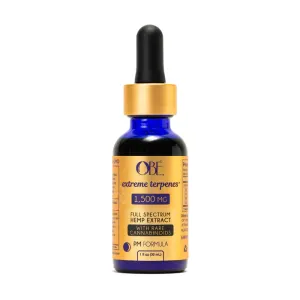 CBD Oil for Sleep | Extreme Terpenes PM - 1500 mg - 1 fl oz