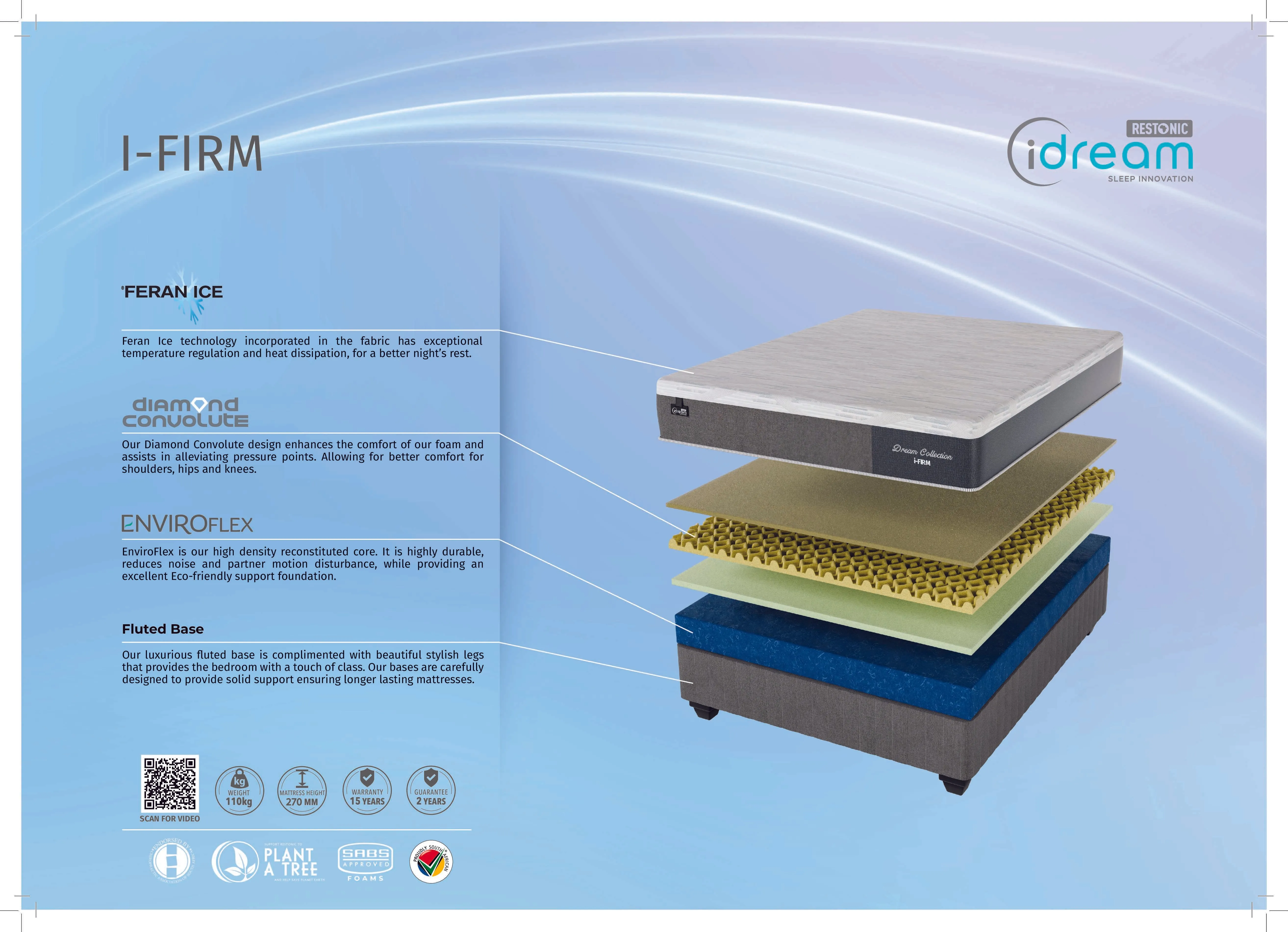 iDream iFirm WaterFall NT Queen Bed