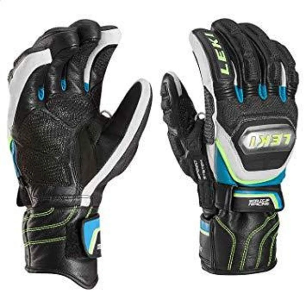 Leki World Cup Ti S Speed System Glove Black/Cyan