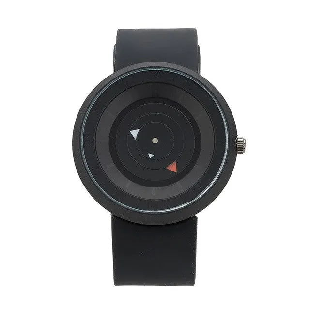 New Design Creative watches Futuristic men women black waterproof quartz watch BGG brand fashion casual unique wristwatch clock