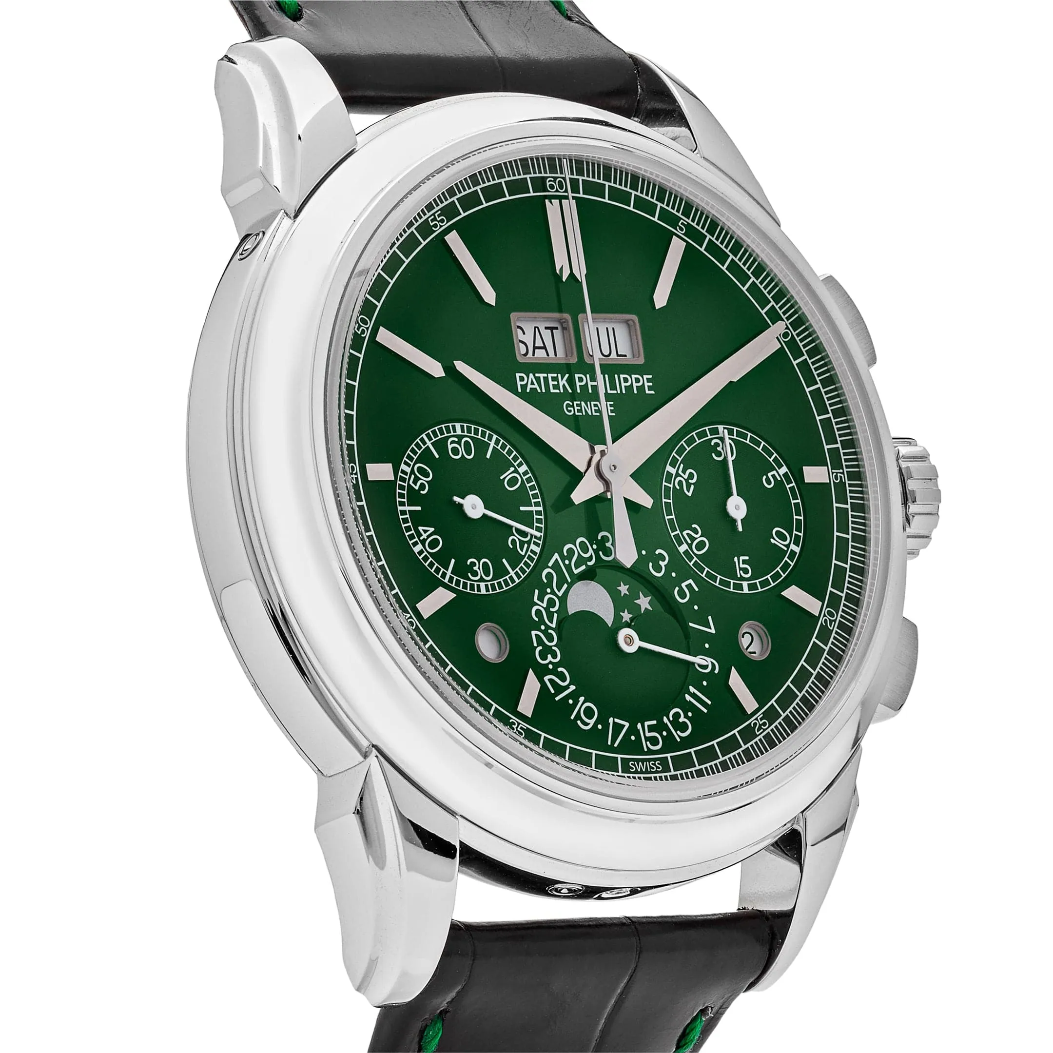 Patek Philippe Grand Complications 5270P-014 Perpetual Calendar Chronograph Platinum Green Dial (2022)