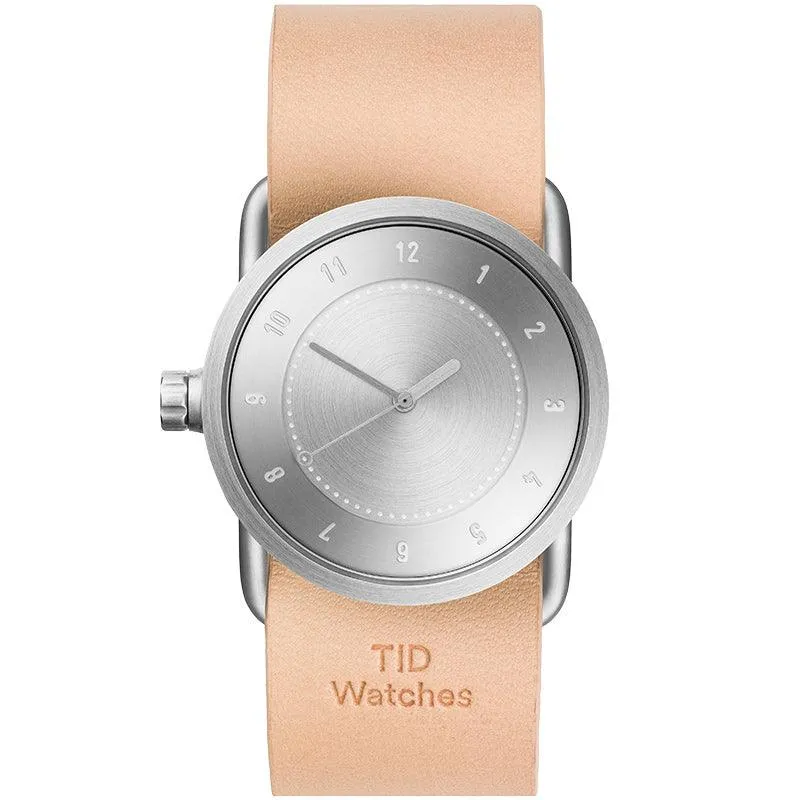 TID No.1 Steel Dial / Navy Leather Strap / Steel Buckle