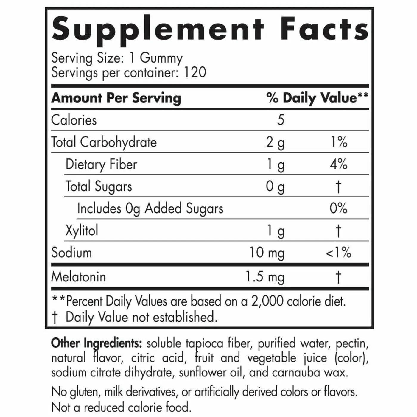 Zero Sugar Melatonin Gummies By Nordic Naturals